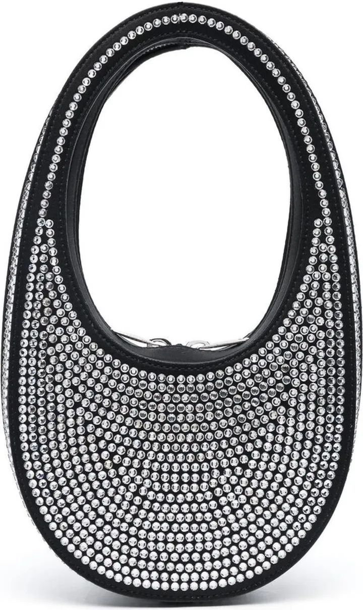 Mini Swipe Crystal-Embellished Bag