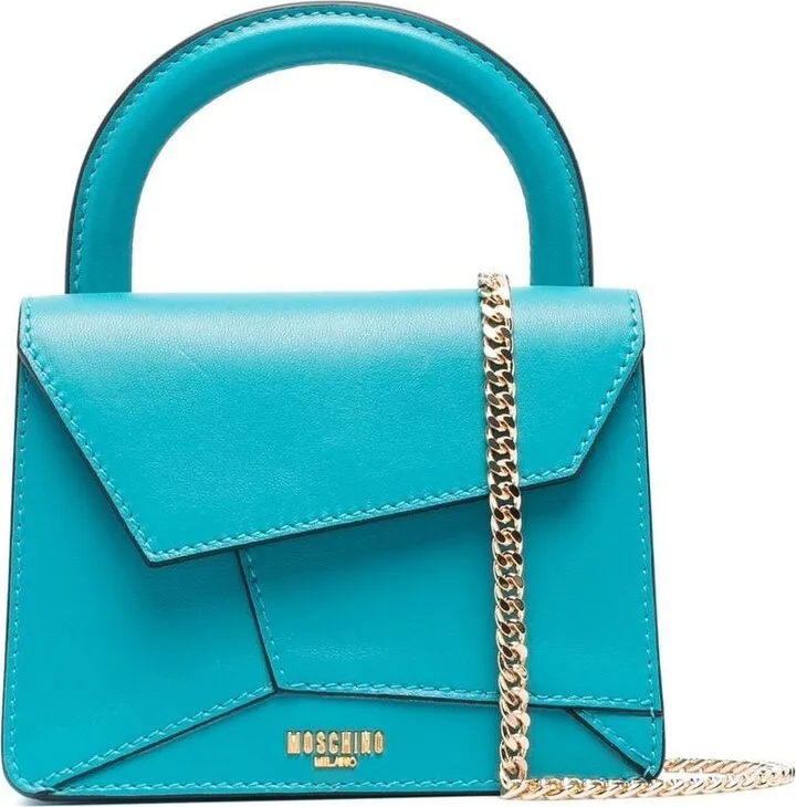 Asymmetrical Leather Mini Bag