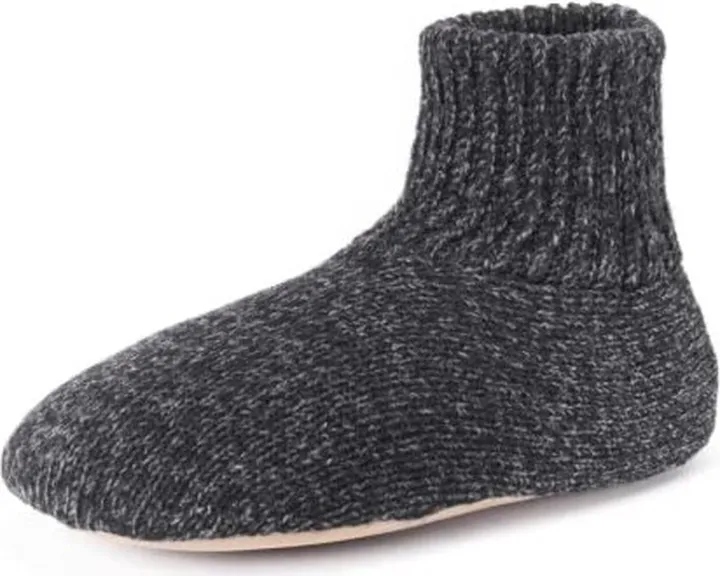 MUK LUKS Men's Morty Ragg Wool Slipper Sock