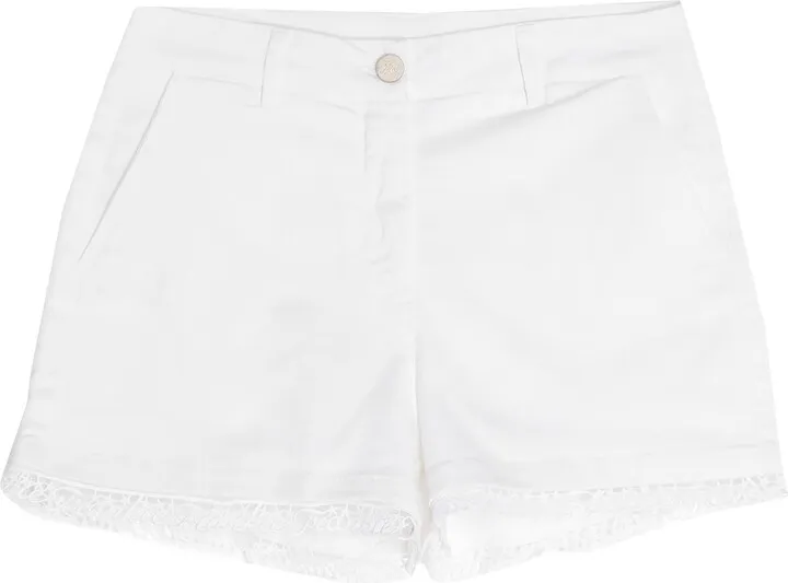 Denim Shorts White