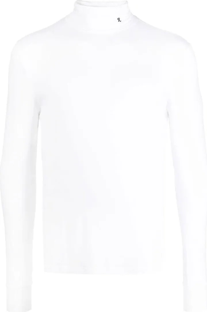 hand-print long-sleeve T-shirt