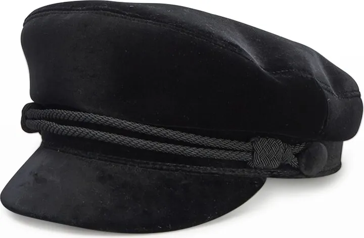 Cupro-Blend Newsboy Cap