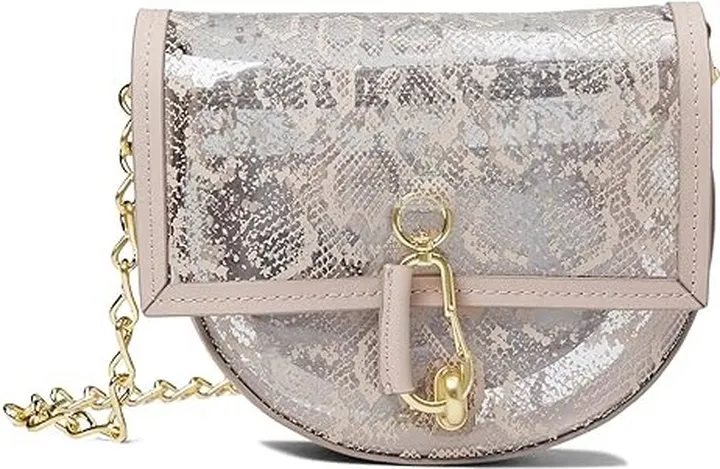 ZAC Zac Posen Belay Mini Saddle Crossbody - Clear Snake (Antler) Handbags