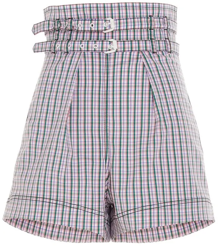 Philosophy Di Lorenzo Serafini Camille Check Shorts