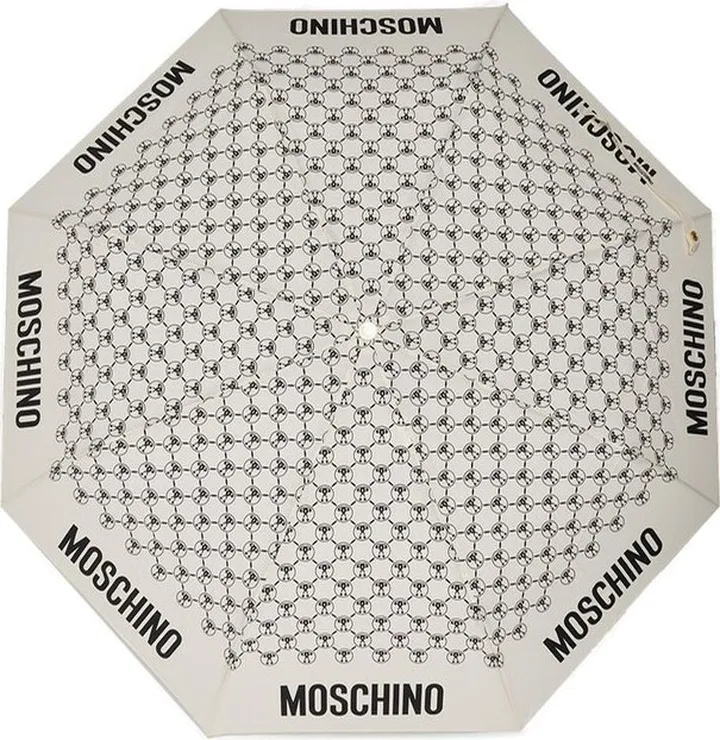 Moschino Logo Printed Folded Umbrella