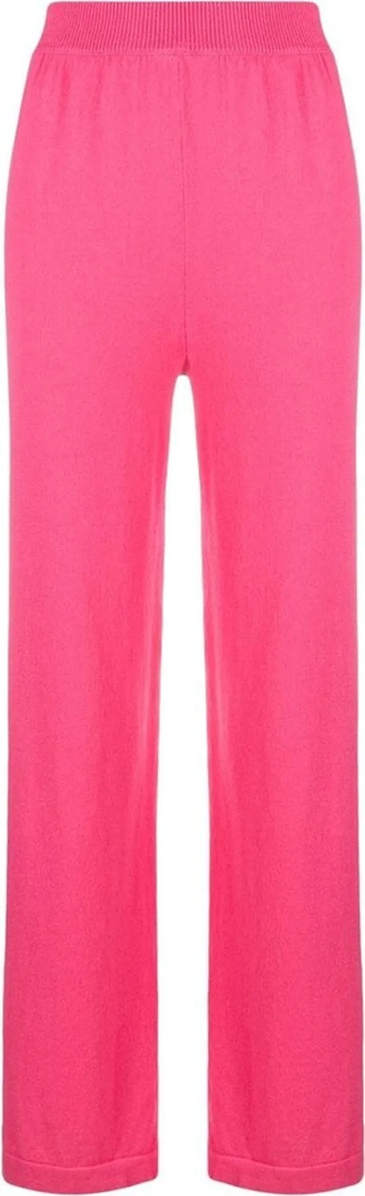 Straight-Leg Knitted Trousers