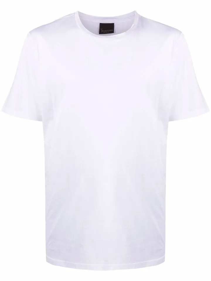 finished-edge cotton T-Shirt