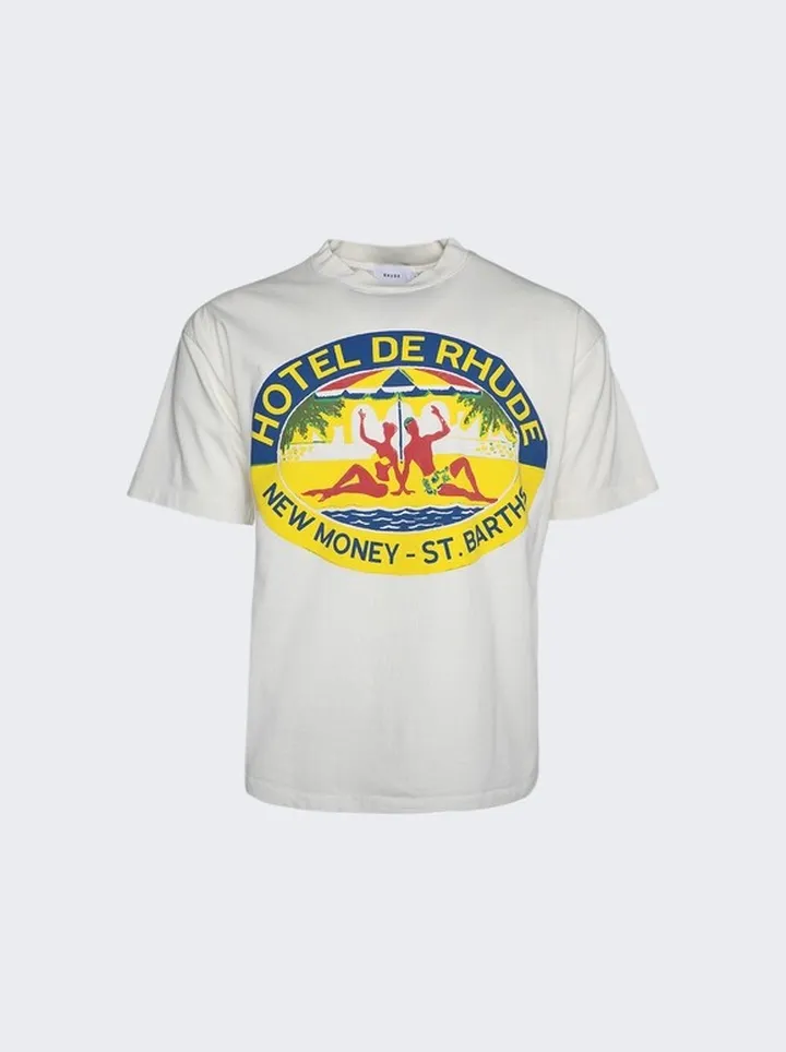 Hotel De Rhude Tee Vintage White
