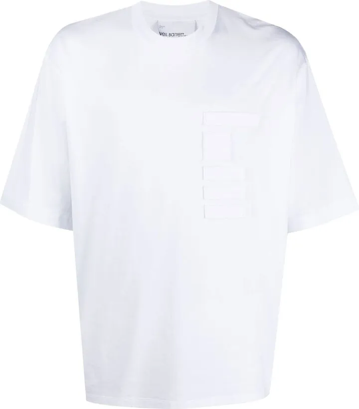 patch-detail crew-neck T-shirt