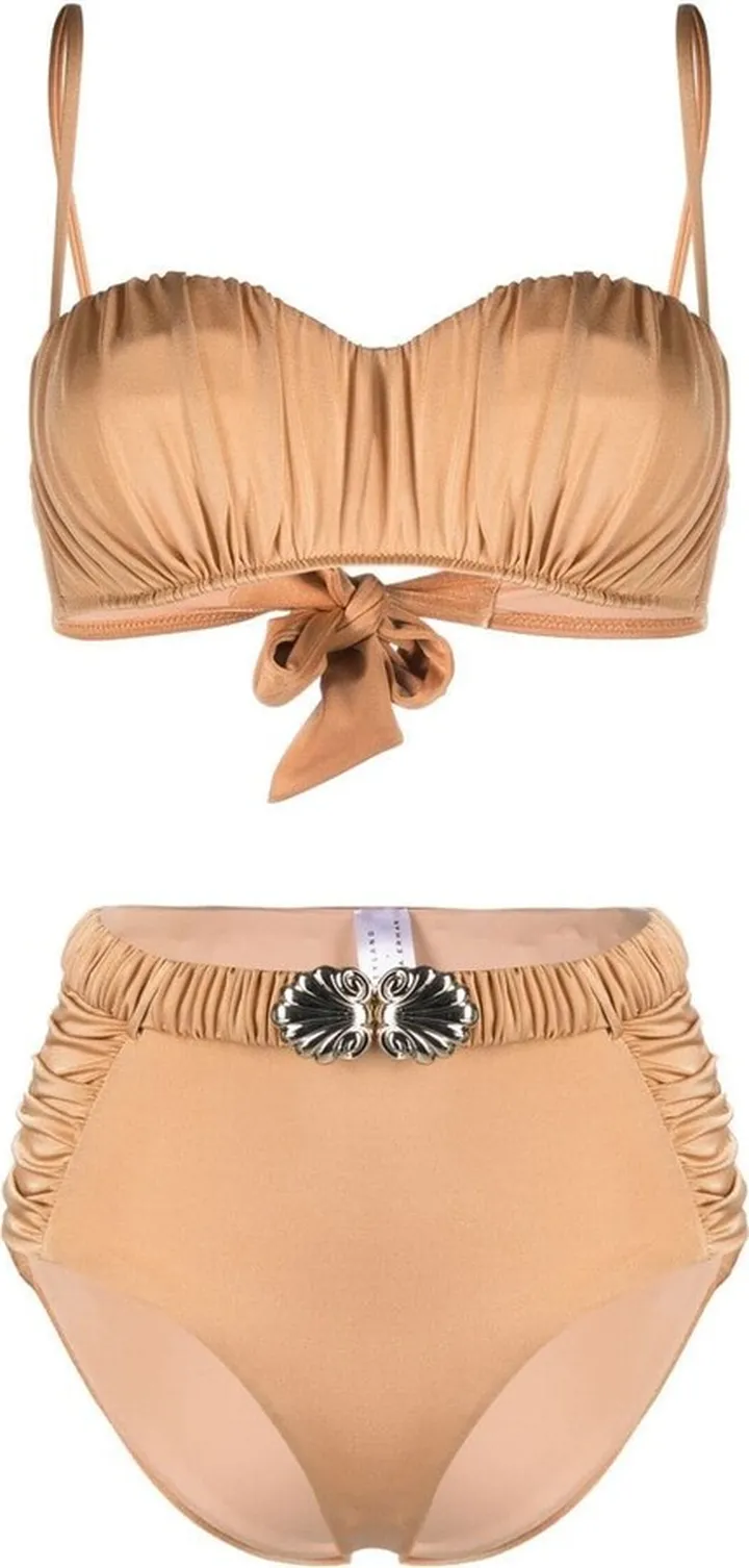 x Sofia Erhan Swimwear ruched bikini