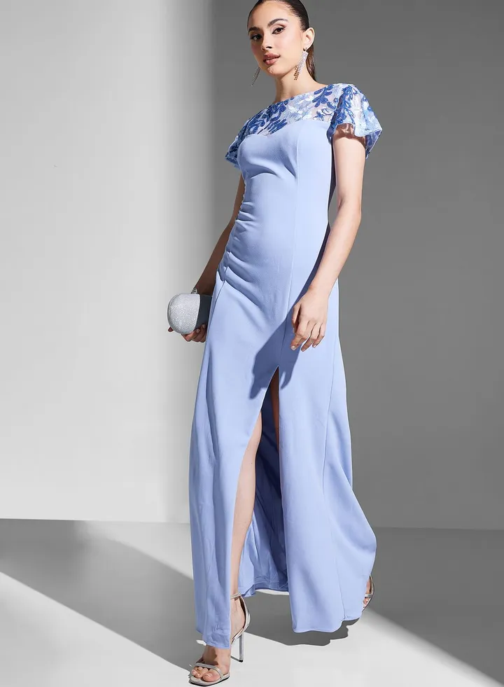 Floral Printed Tiered Dress