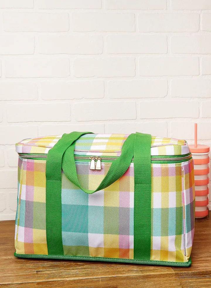 Cooler Bag, Garden Plaid
