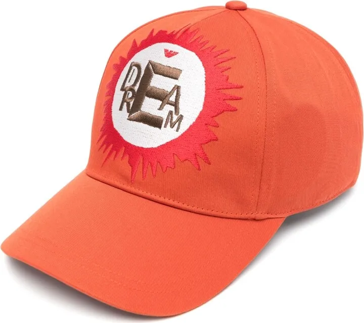 Slogan-Embroidered Baseball Cap