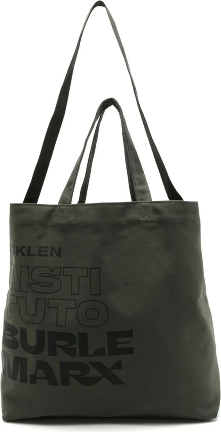 Text-Print Tote Bag