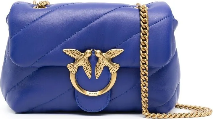 Love mini chevron-stitch bag