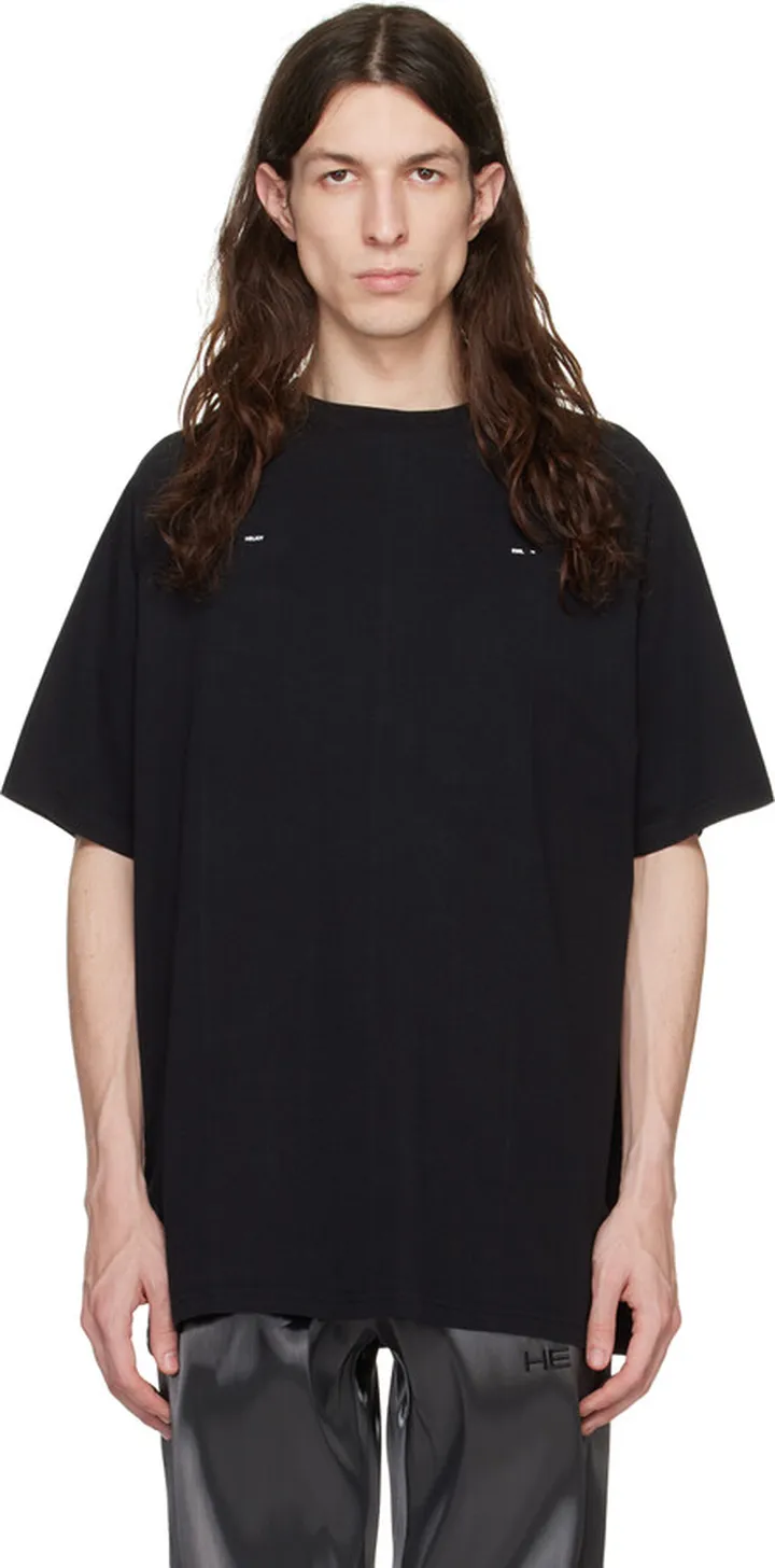 HELIOT EMIL Black Oversized T-Shirt
