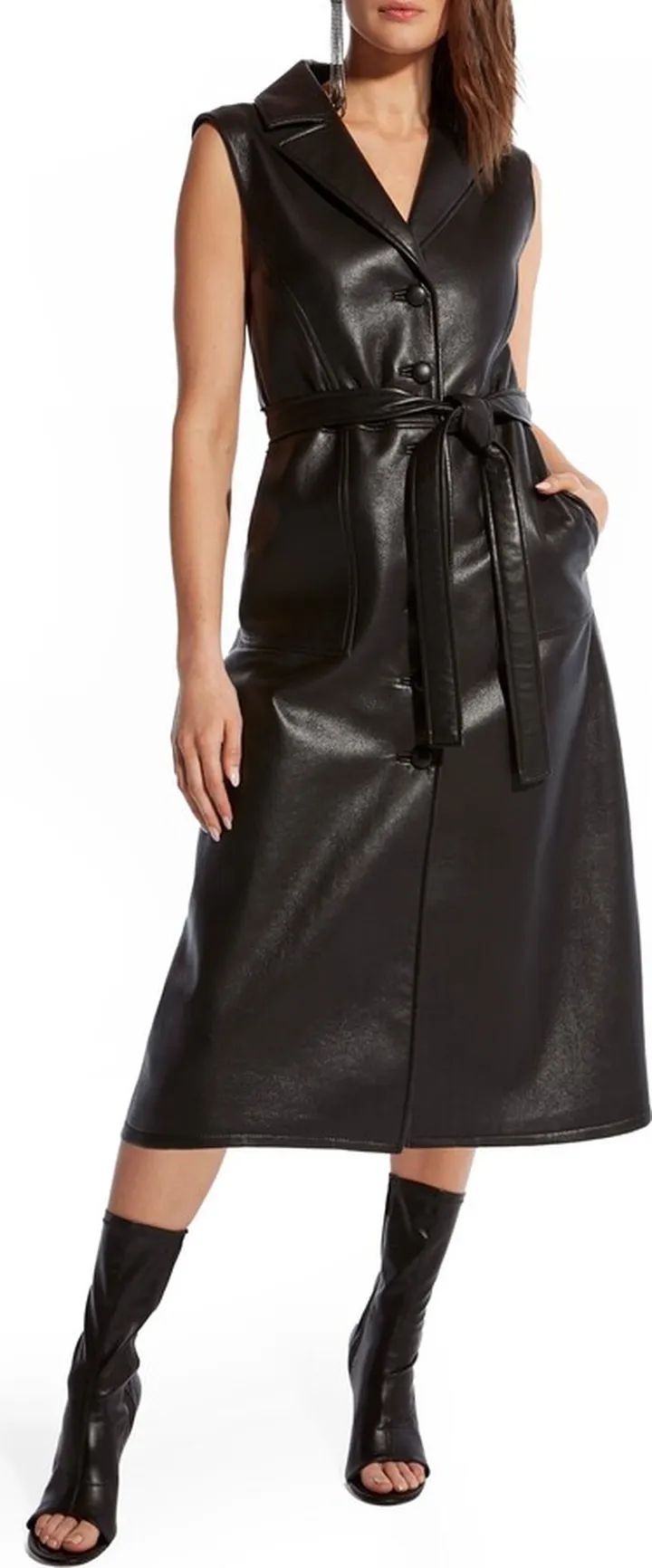 Lola Recycled Leather Dress