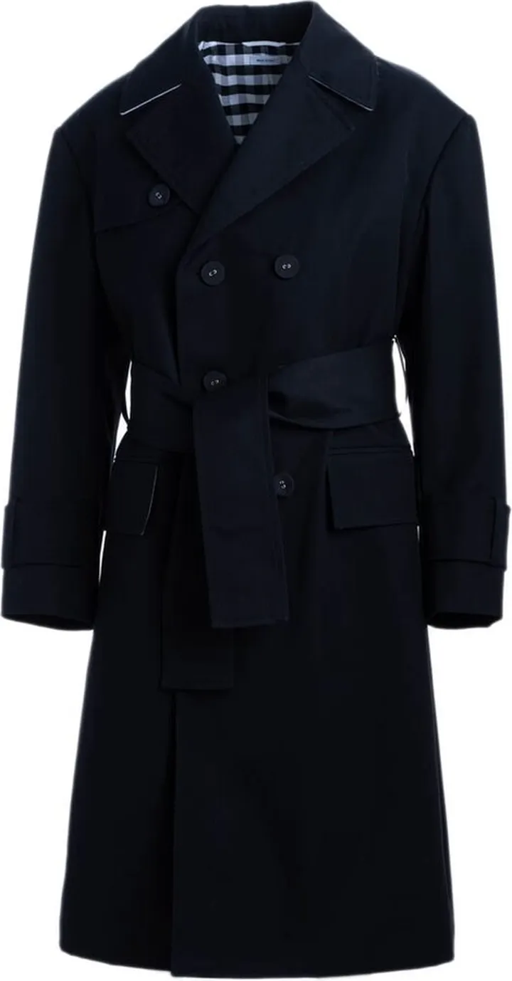 Cotton oversized Belted Trench