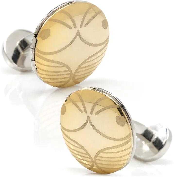 Golden Snitch Cuff Links