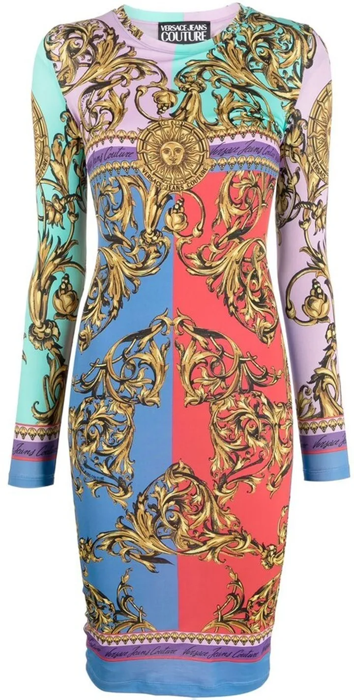 Garland Sun Regalia Baroque midi dress