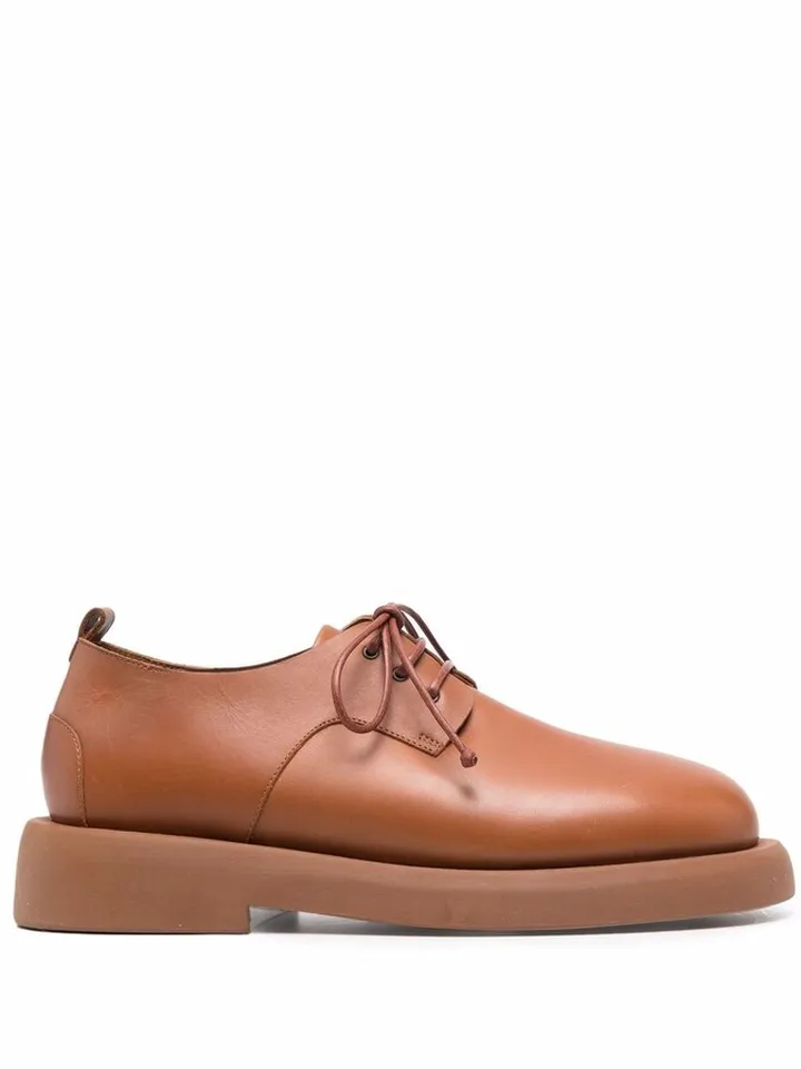 Leather Lace-Up Shoes