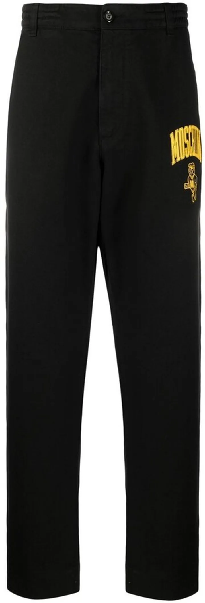 Logo-Print Straight-Leg Trousers