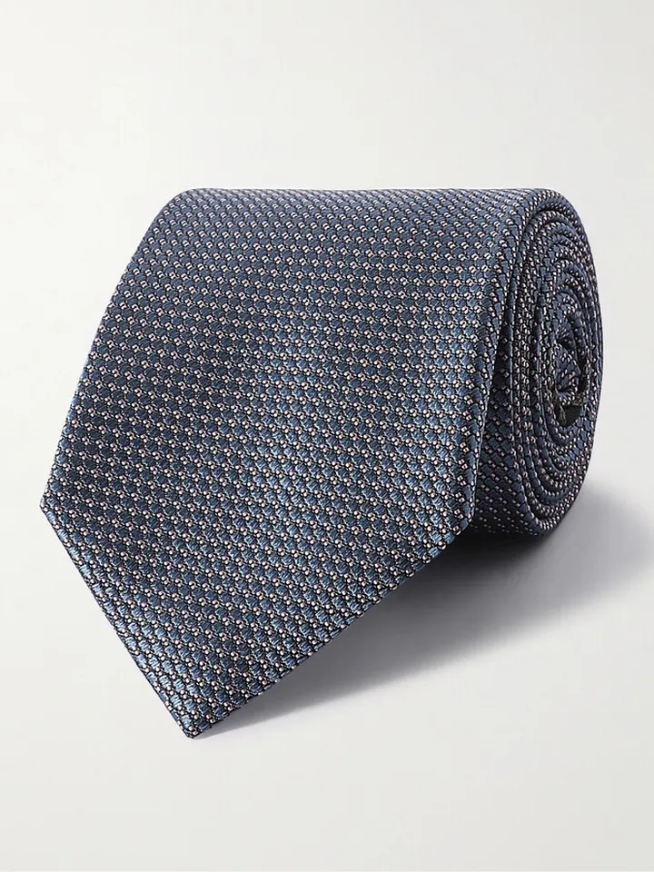 8cm Silk-Jacquard Tie