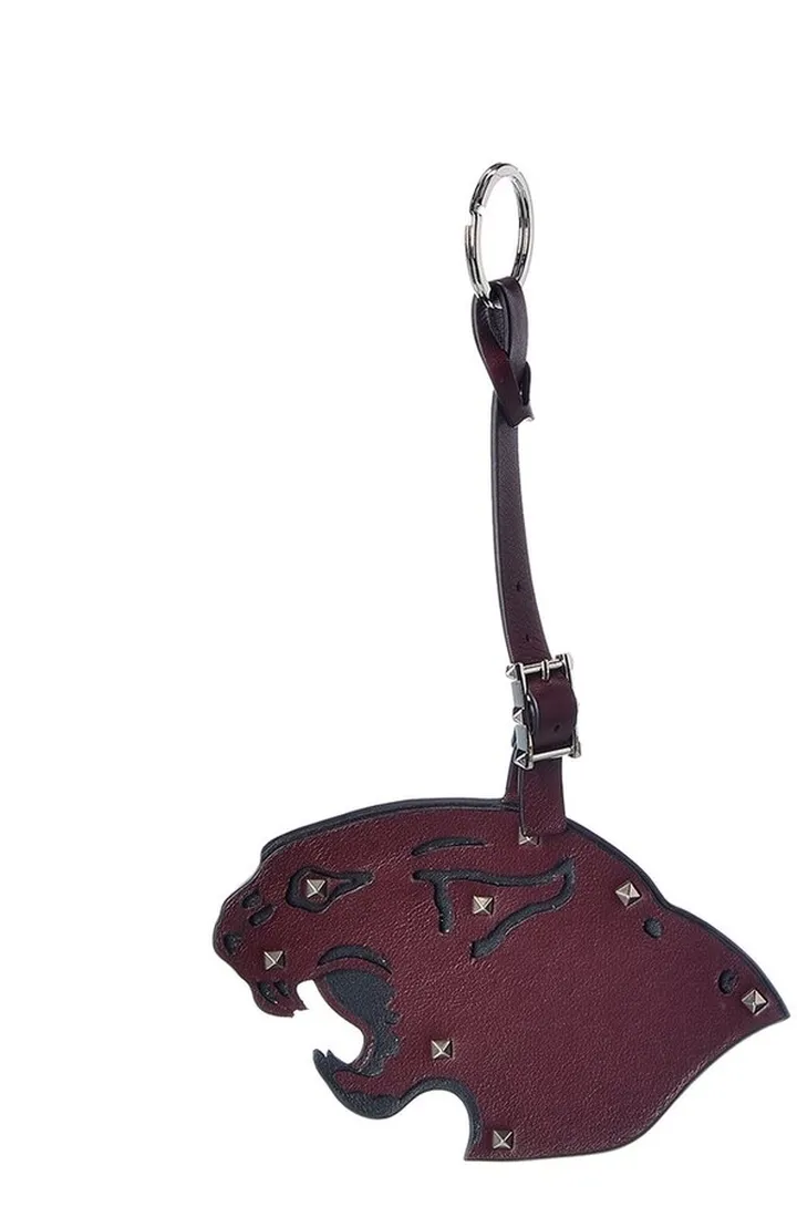 Valentino Panther Leather Bag Charm