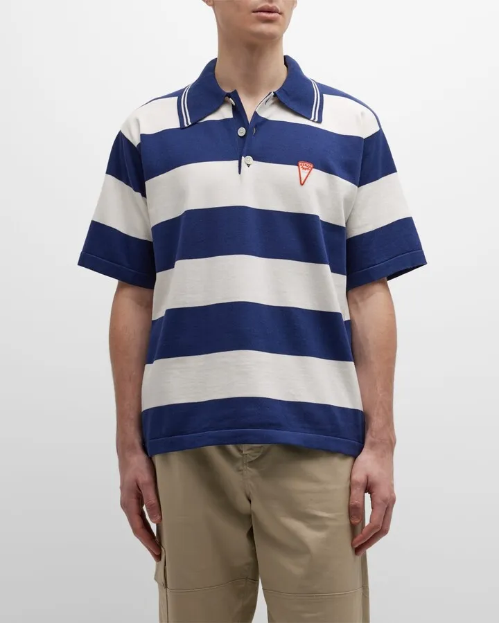 Men's Nautical Graphic Polo Shirt