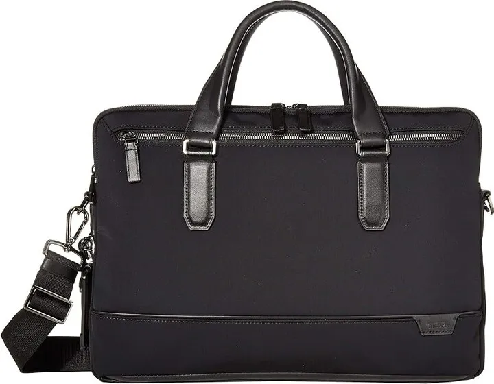 Tumi Harrison Sycamore Slim Brief (Black) Wallet