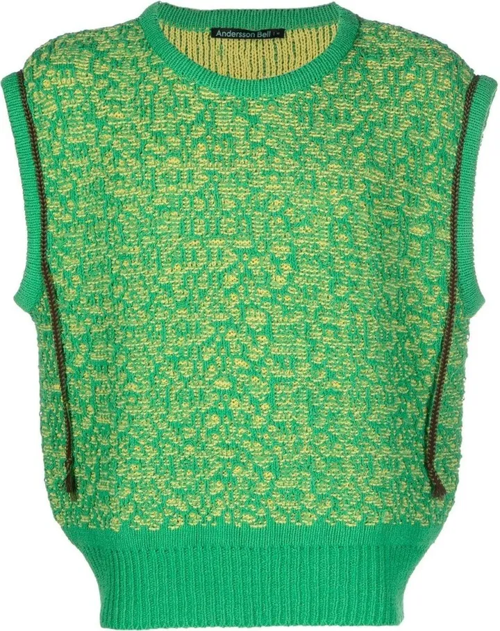 Woven Knitted Vest