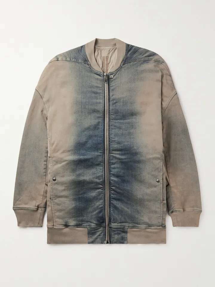 Cotton-Blend Bomber Jacket