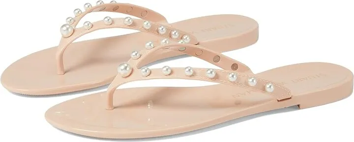 Stuart Weitzman Goldie Jelly Flip-Flop (Poudre) Women's Shoes