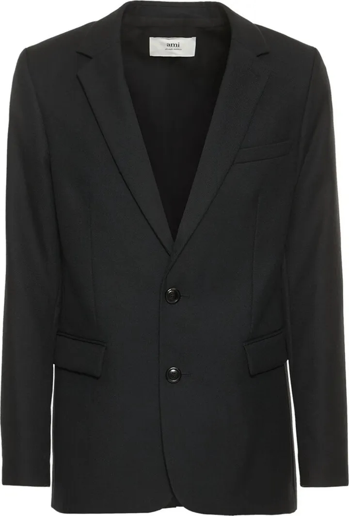 Wool gabardine jacket