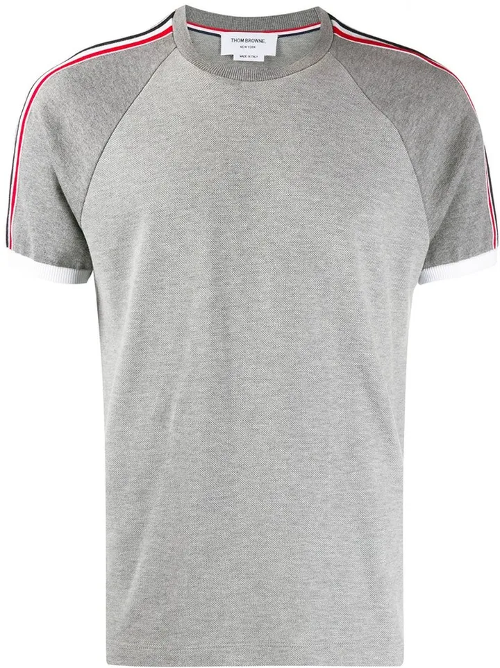 piqué raglan-sleeve T-shirt