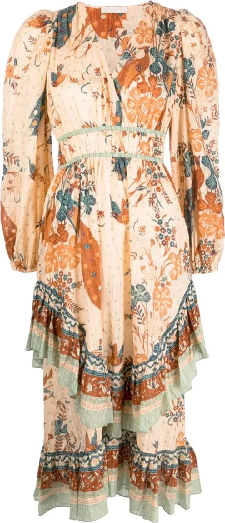 Portia floral-print dress