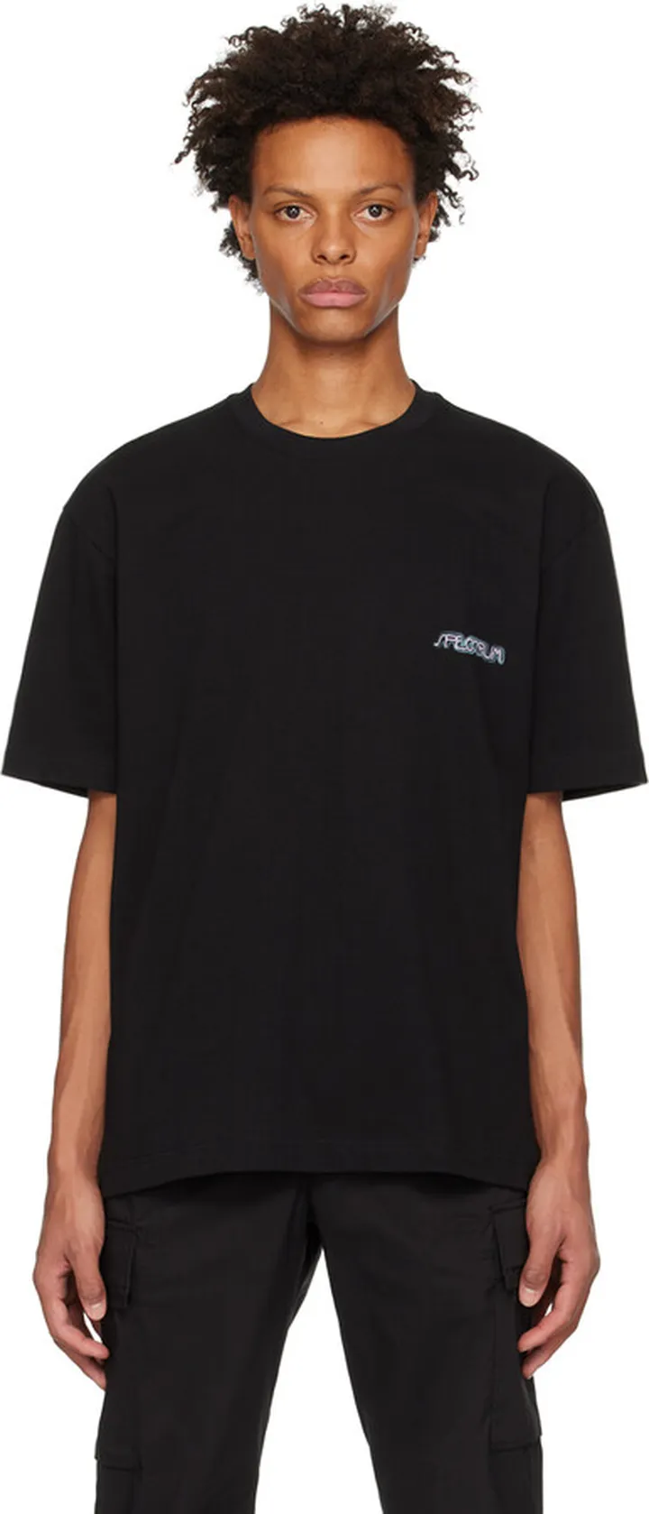 Solid Homme Black 'Spectrum' T-Shirt