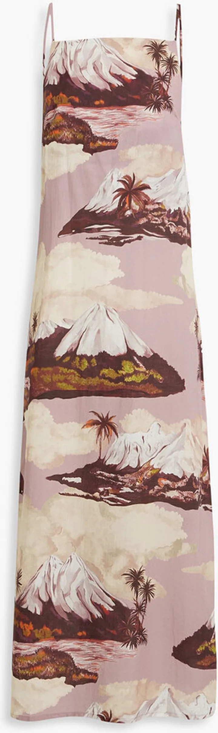 Wakatipu printed cotton-voile nightdress