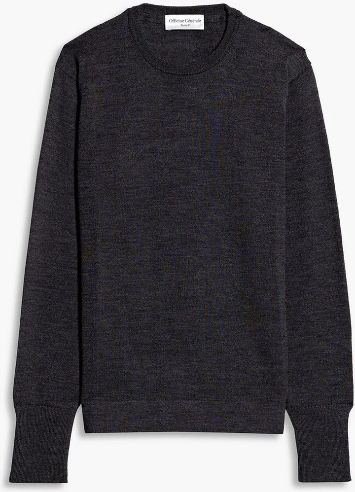 Nina mélange merino wool sweater