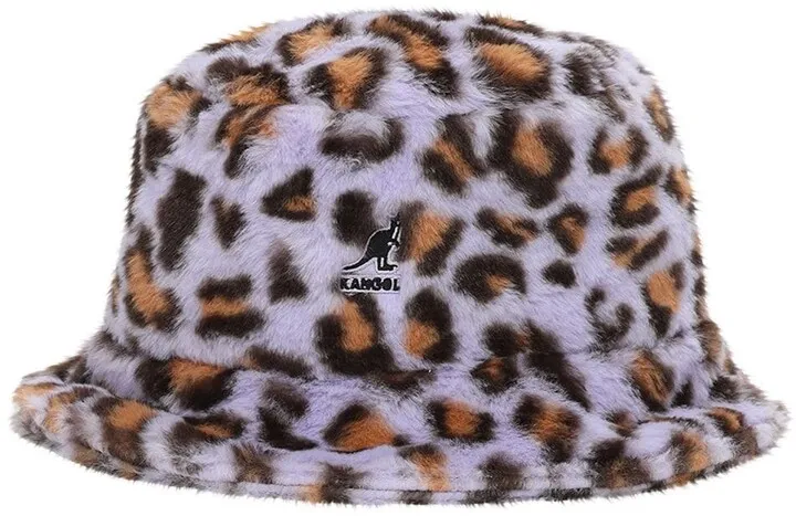 Faux fur bucket hat