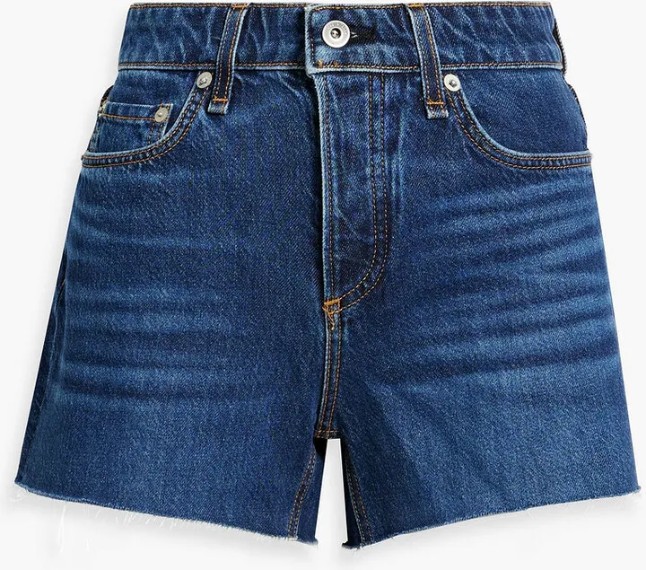 Dre frayed denim shorts