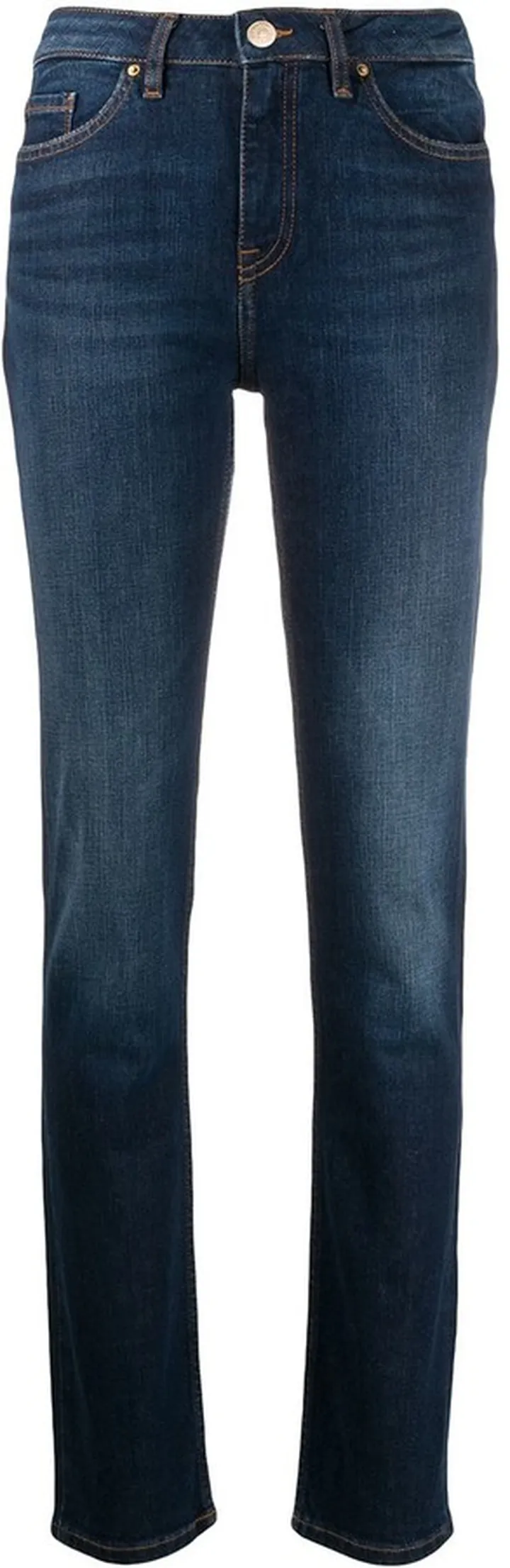 High-Rise Slim-Fit Jeans