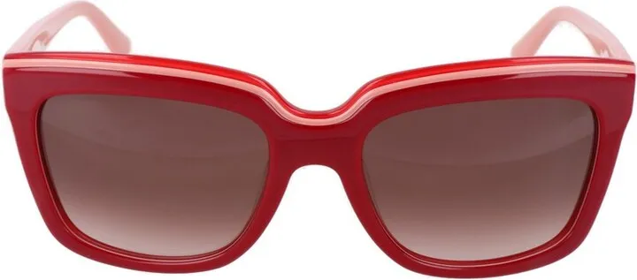 Salvatore Ferragamo Eyewear Square Frame Sunglasses
