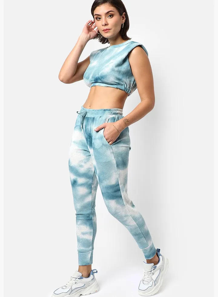 Women’s Tie-Dye Co-ords Regular Fit For Casual Wear