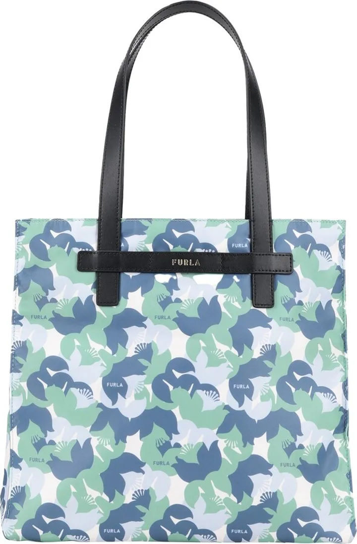 Furla Digit L Tote Handbag Green