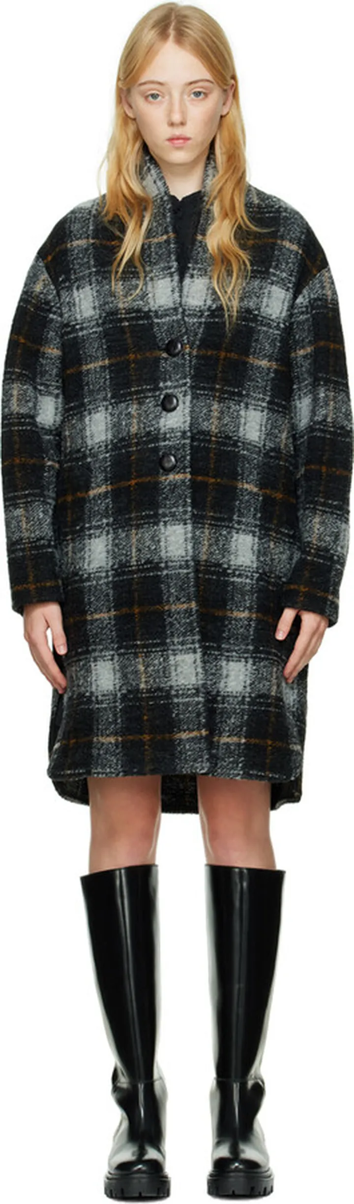 Isabel Marant Etoile Gray Gabriel Coat