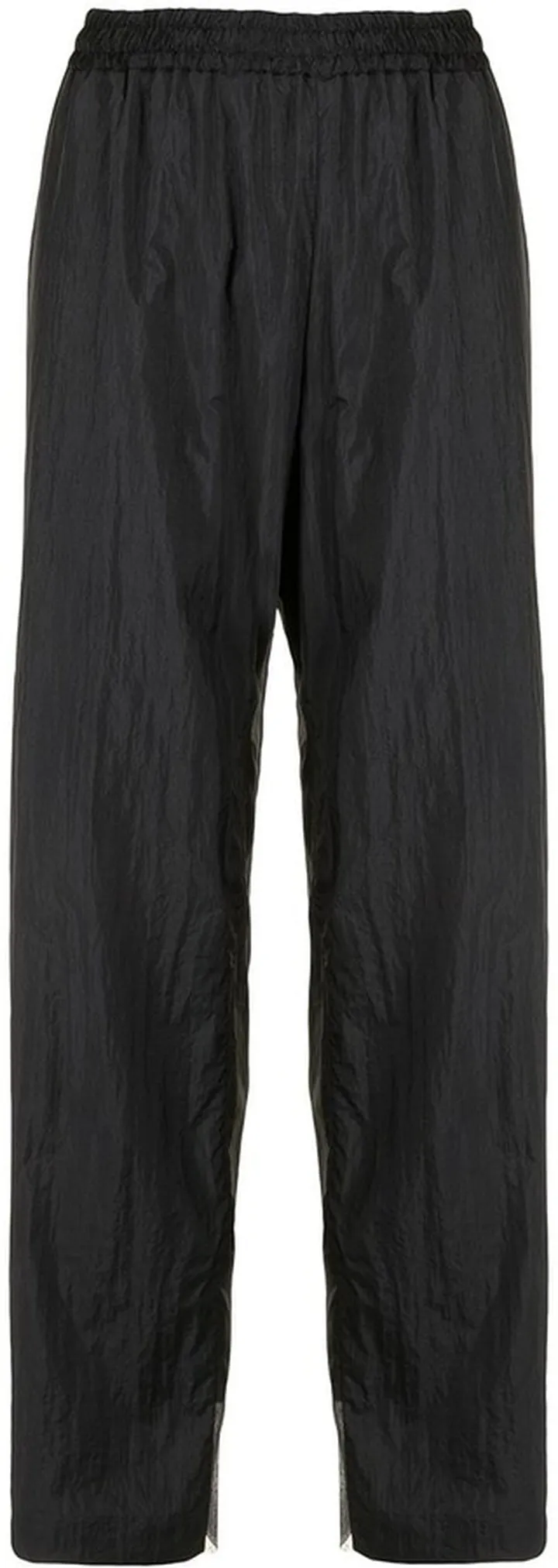 Elasticated Straight-Leg Trousers