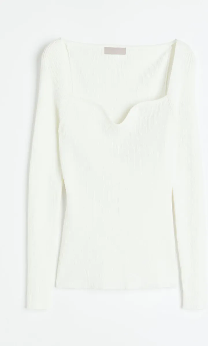 Rib-knit Top