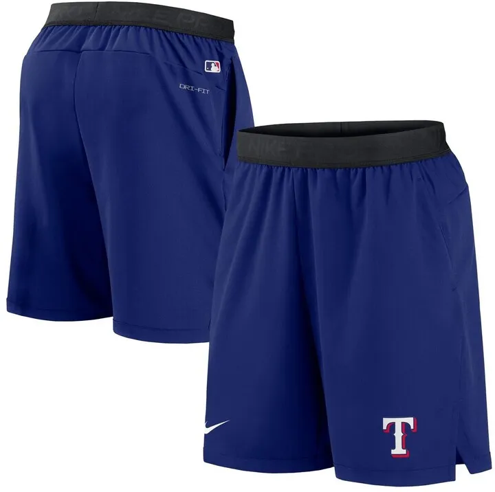 Men's Nike Royal Texas Rangers Authentic Collection Flex Vent Max Performance Shorts
