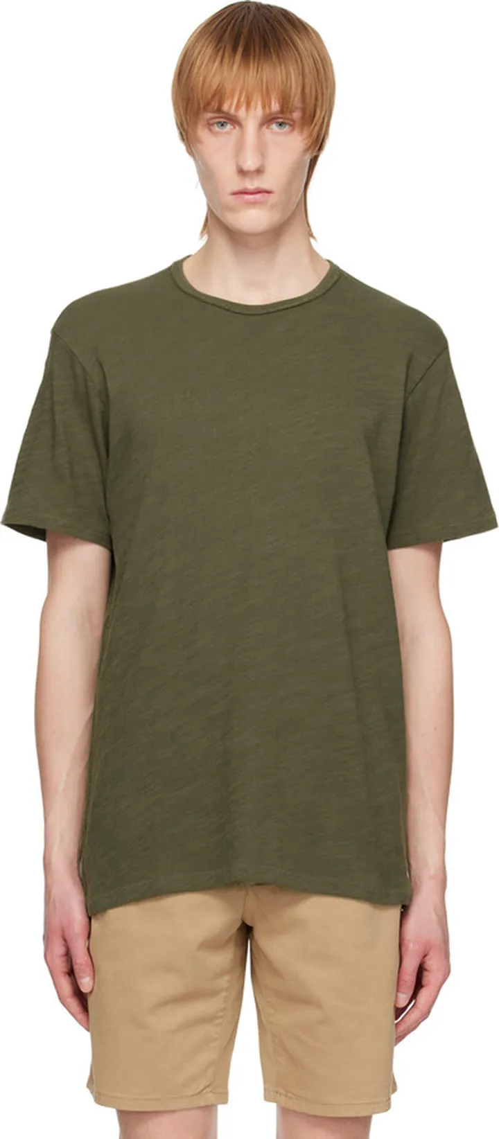 rag & bone Khaki Classic Flame T-Shirt